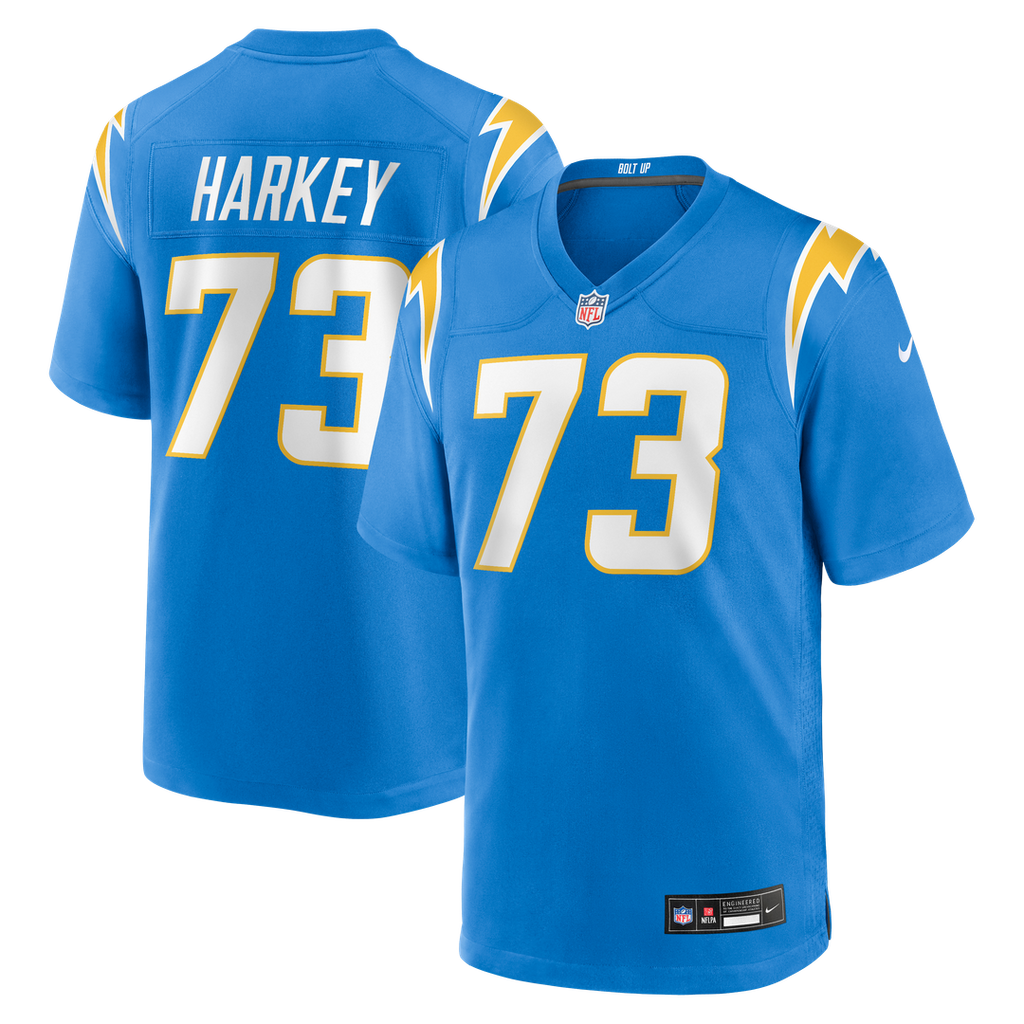 Alex Harkey Los Angeles Chargers Nike Team Game Official Jersey - Powder Blue