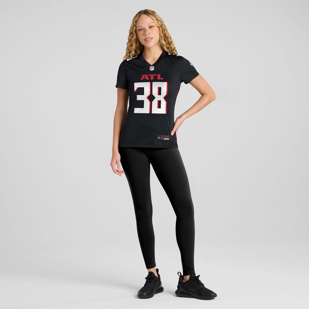 Nathan Carter Atlanta Falcons Nike Women's Team Game Jersey - Black