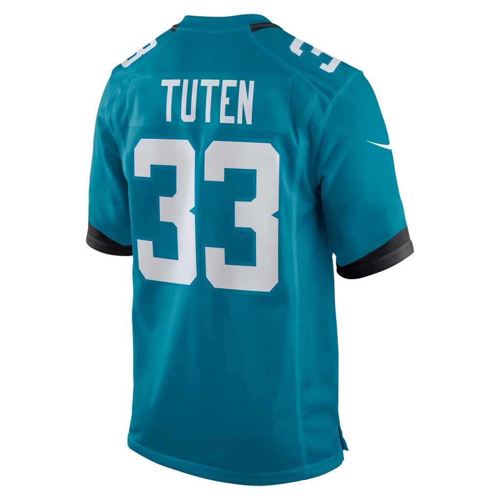 Bhayshul Tuten Jacksonville Jaguars Nike Team Game Official Jersey -  Teal