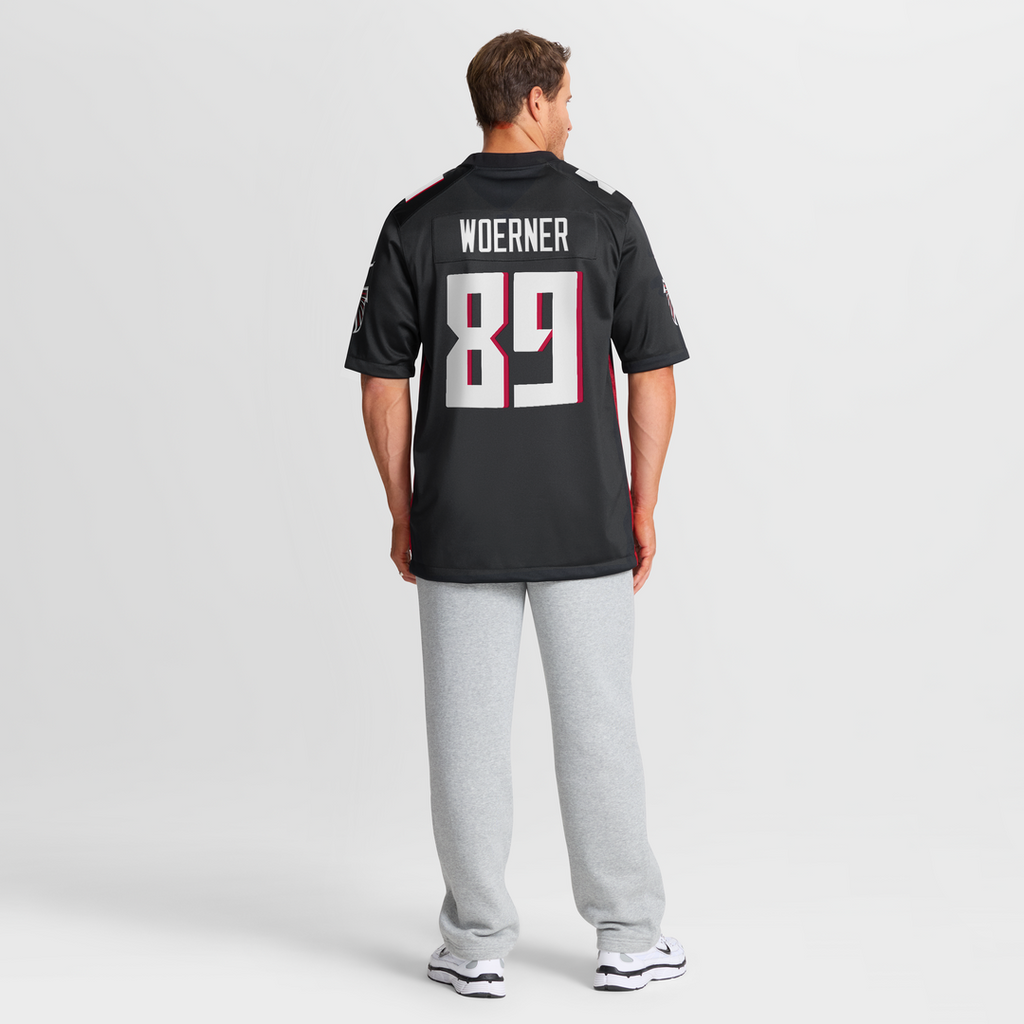 Charlie Woerner Atlanta Falcons Nike  Game Official Jersey -  Black
