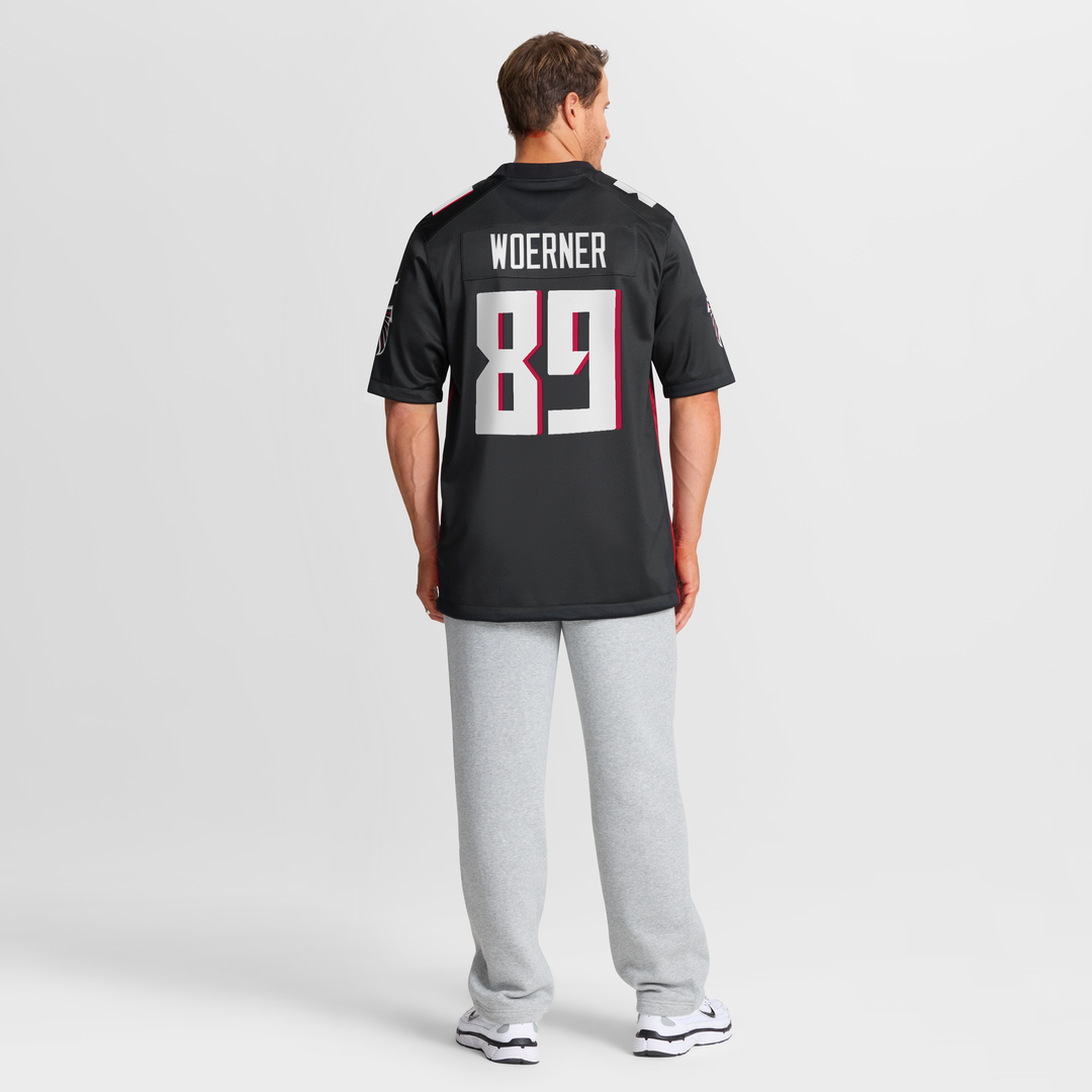 Charlie Woerner Atlanta Falcons Nike  Game Official Jersey -  Black