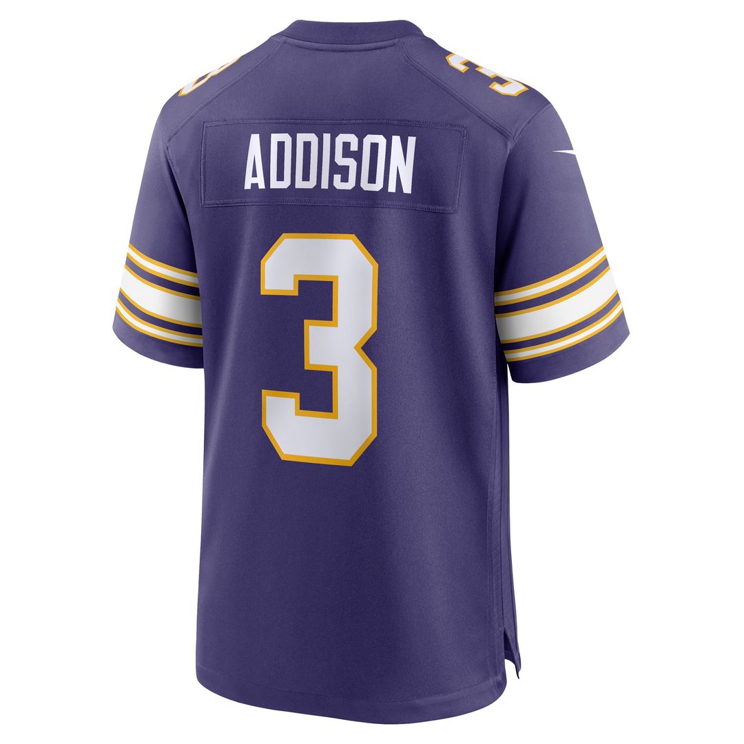 Jordan Addison Minnesota Vikings Nike Away Game Official Jersey - White