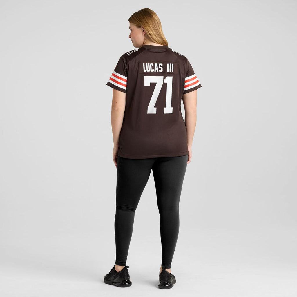 Cornelius Lucas Cleveland Browns Nike Women's Team Game Jersey - Brown