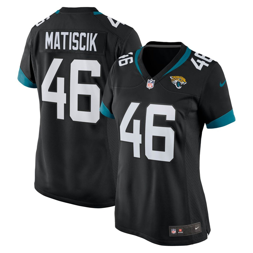 Ross Matiscik Jacksonville Jaguars Nike Women's Game Official Jersey - Black