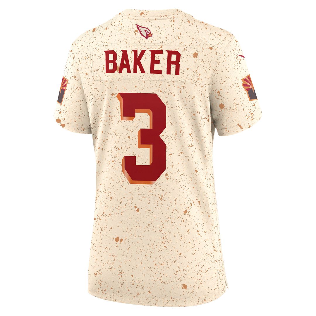 Budda Baker Arizona Cardinals Nike Women's 2025 Rivalries Collection Game Official Jersey - Natural