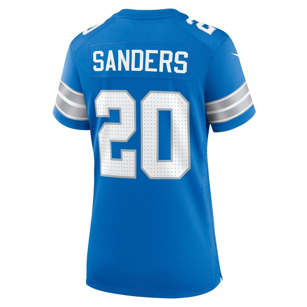 Barry Sanders Detroit Lions Nike Women's Retired Player Game Official Jersey - Blue