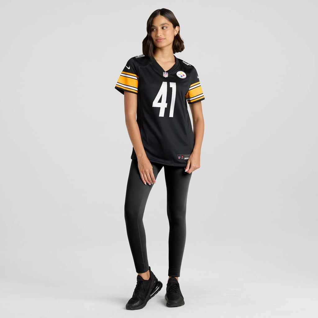 Payton Wilson Pittsburgh Steelers Nike Women's Team Game Official Jersey -  Black