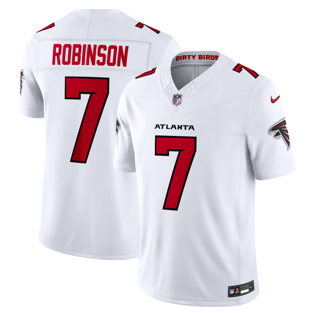 Bijan Robinson Atlanta Falcons Nike Vapor F.U.S.E. Stitched Limited Official Jersey - White