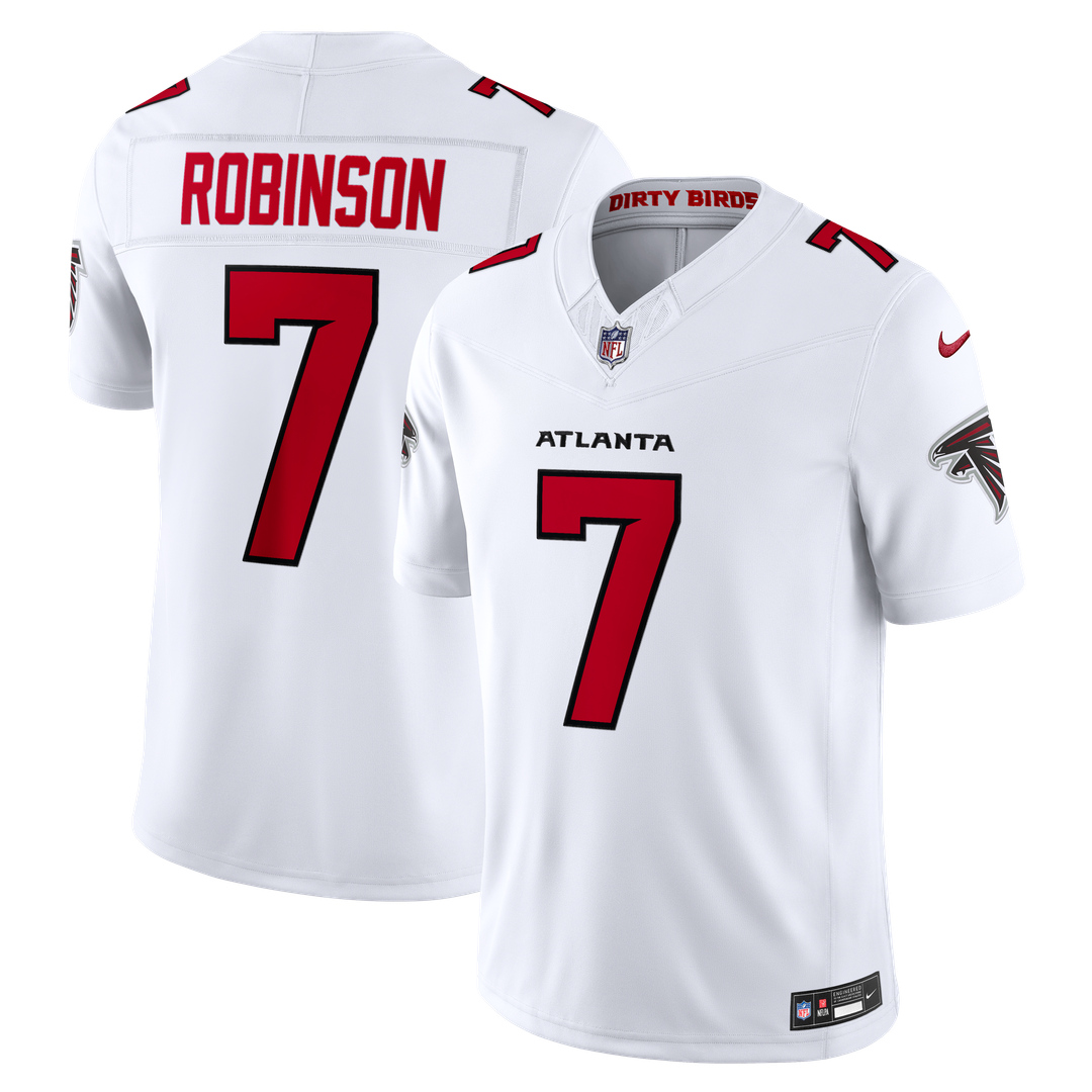 Bijan Robinson Atlanta Falcons Nike Vapor F.U.S.E. Stitched Limited Official Jersey - White