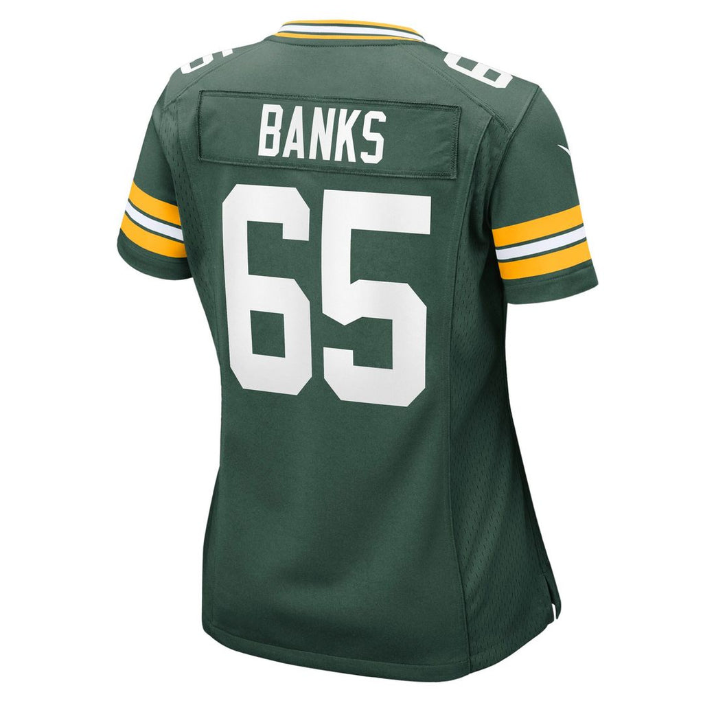 Aaron Banks Green Bay Packers Nike Women's Team Game Jersey - Green
