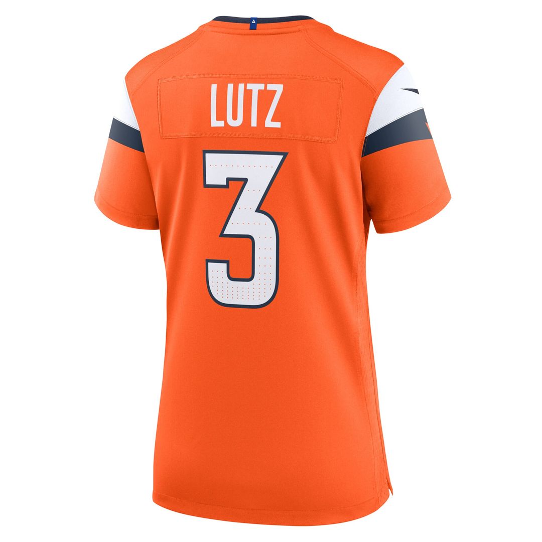 Wil Lutz Denver Broncos Nike Women's Team Game Official Jersey -  Orange