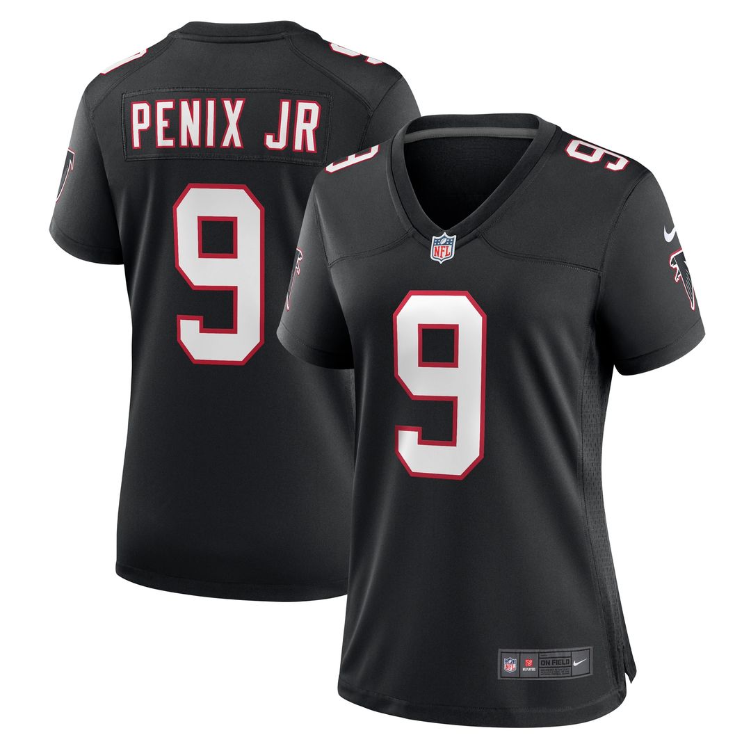 Michael Penix Jr. Atlanta Falcons Nike Women's Alternate Game Jersey - Black