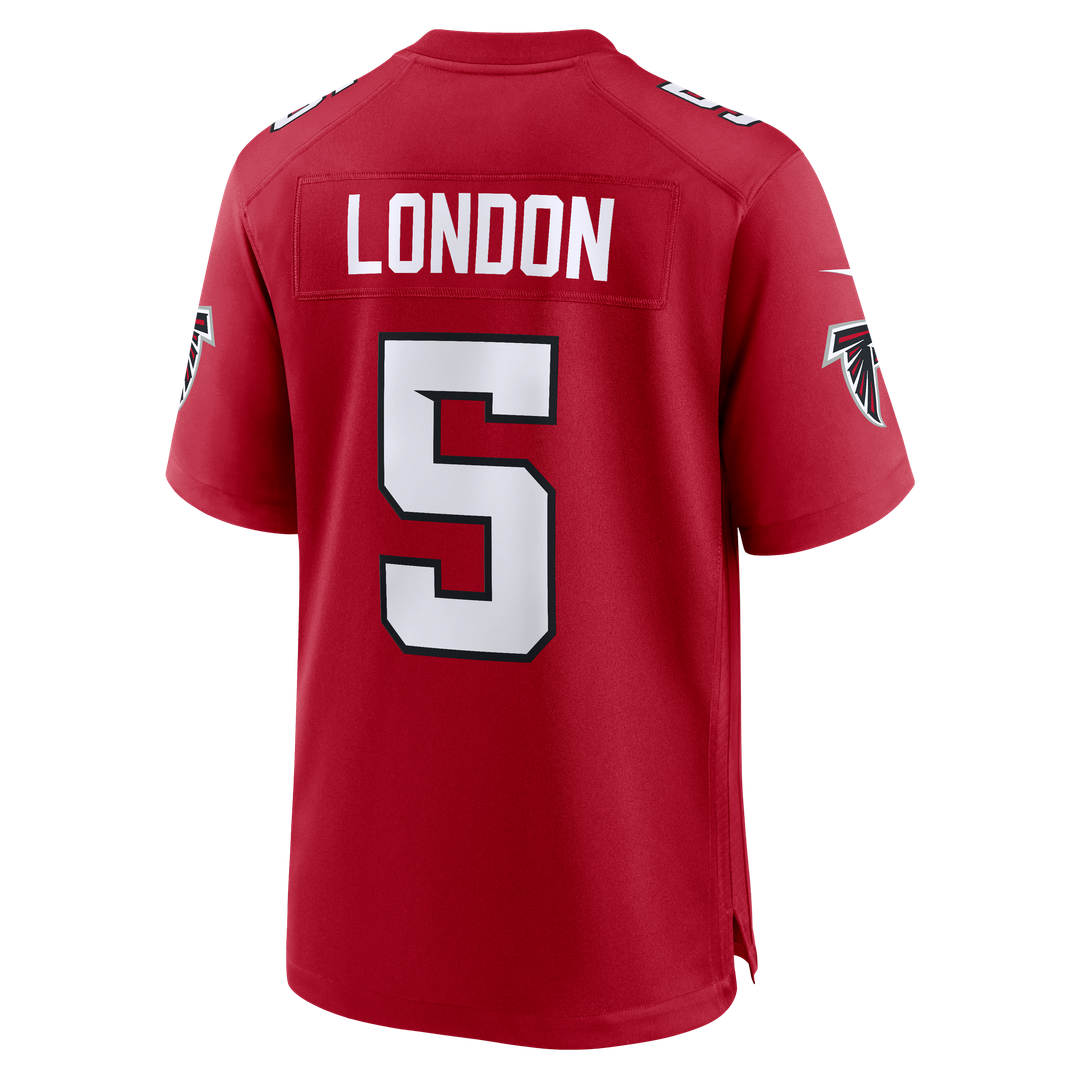 Drake London Atlanta Falcons Nike Game Official Jersey - Red