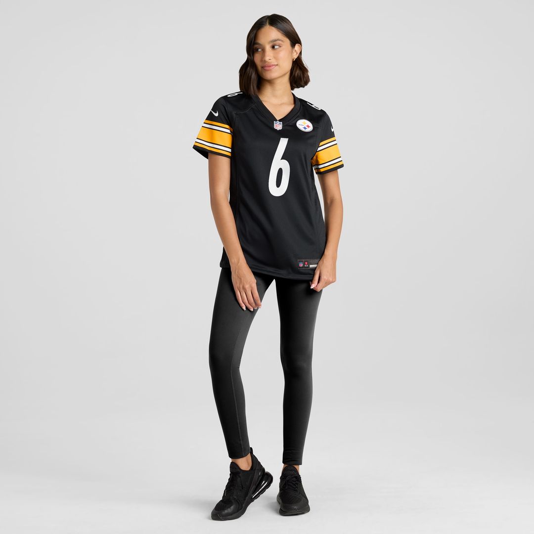 Patrick Queen Pittsburgh Steelers Nike Women's Game Player Official Jersey - Black