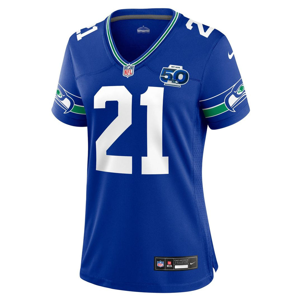 Devon Witherspoon Seattle Seahawks Nike Women's Alternate 50th Season Game Official Jersey - Royal
