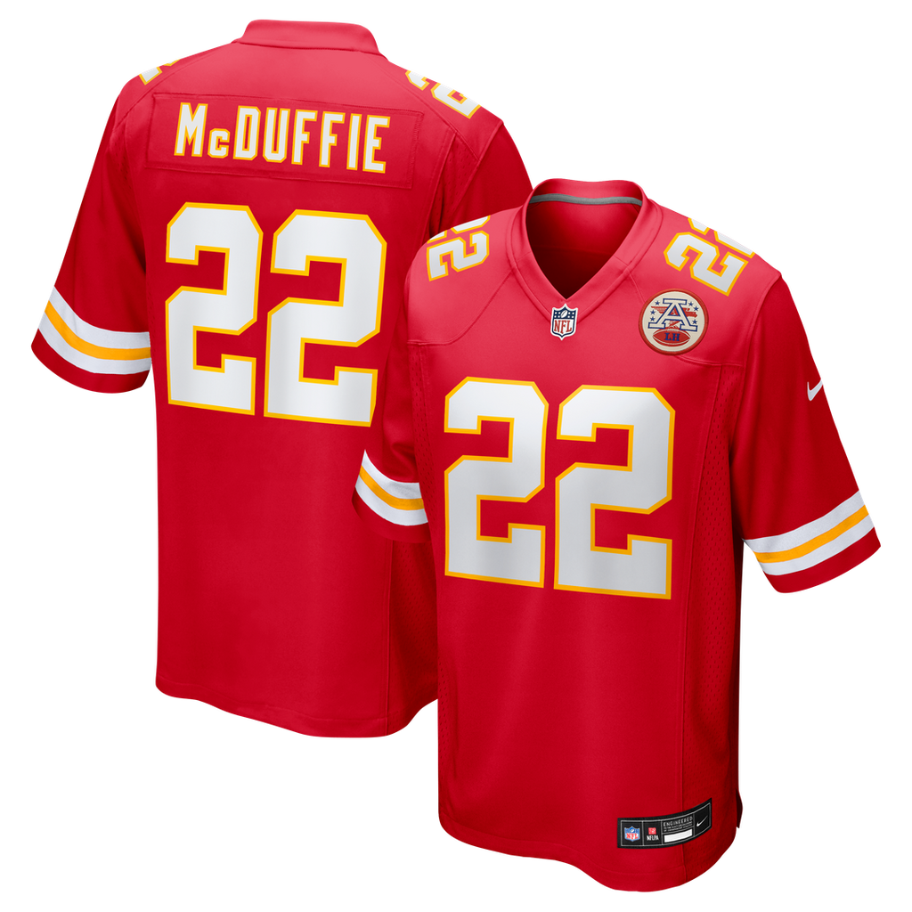 Trent McDuffie Kansas City Chiefs Nike Game Jersey - Red