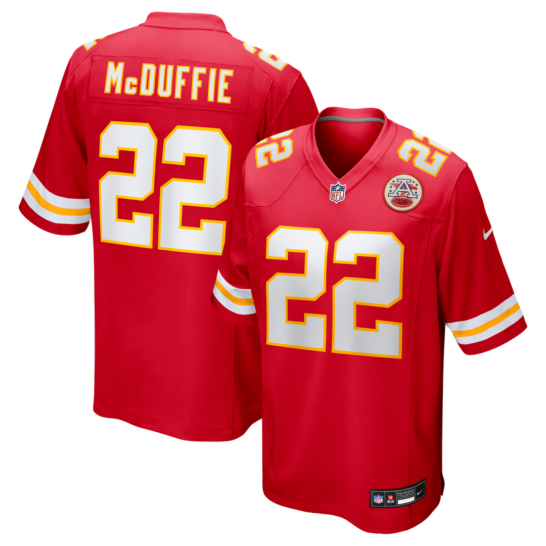 Trent McDuffie Kansas City Chiefs Nike Game Jersey - Red