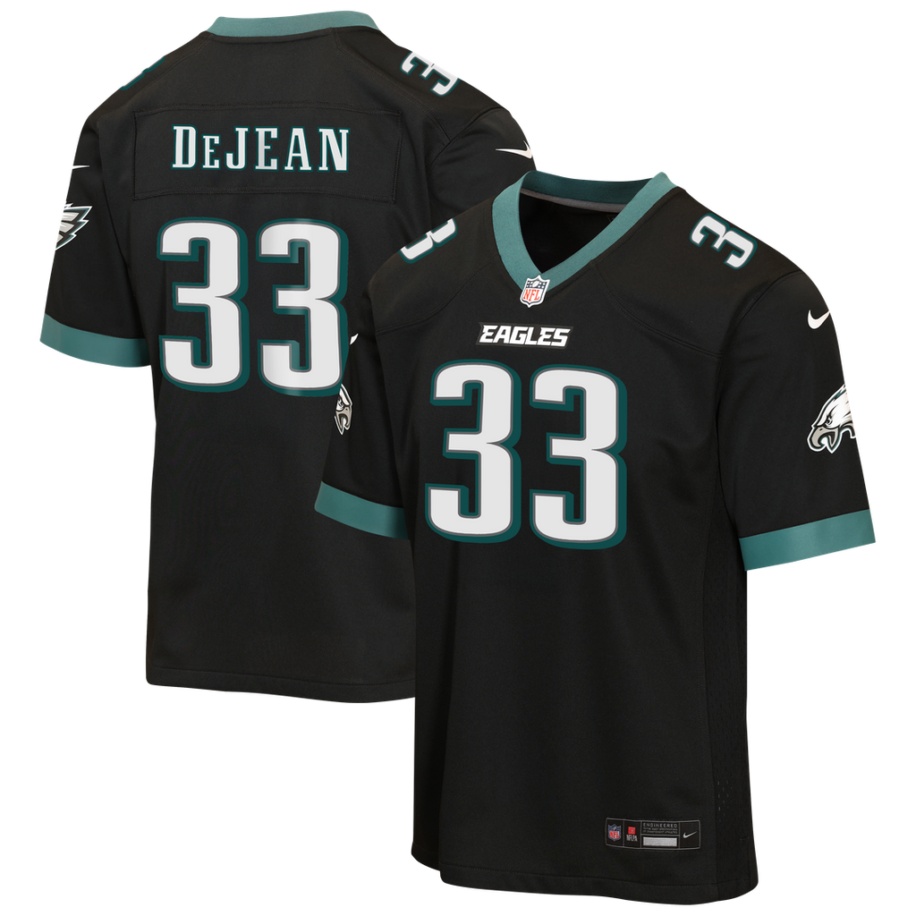 Cooper DeJean Philadelphia Eagles Nike Youth Alternate Game Official Jersey - Black