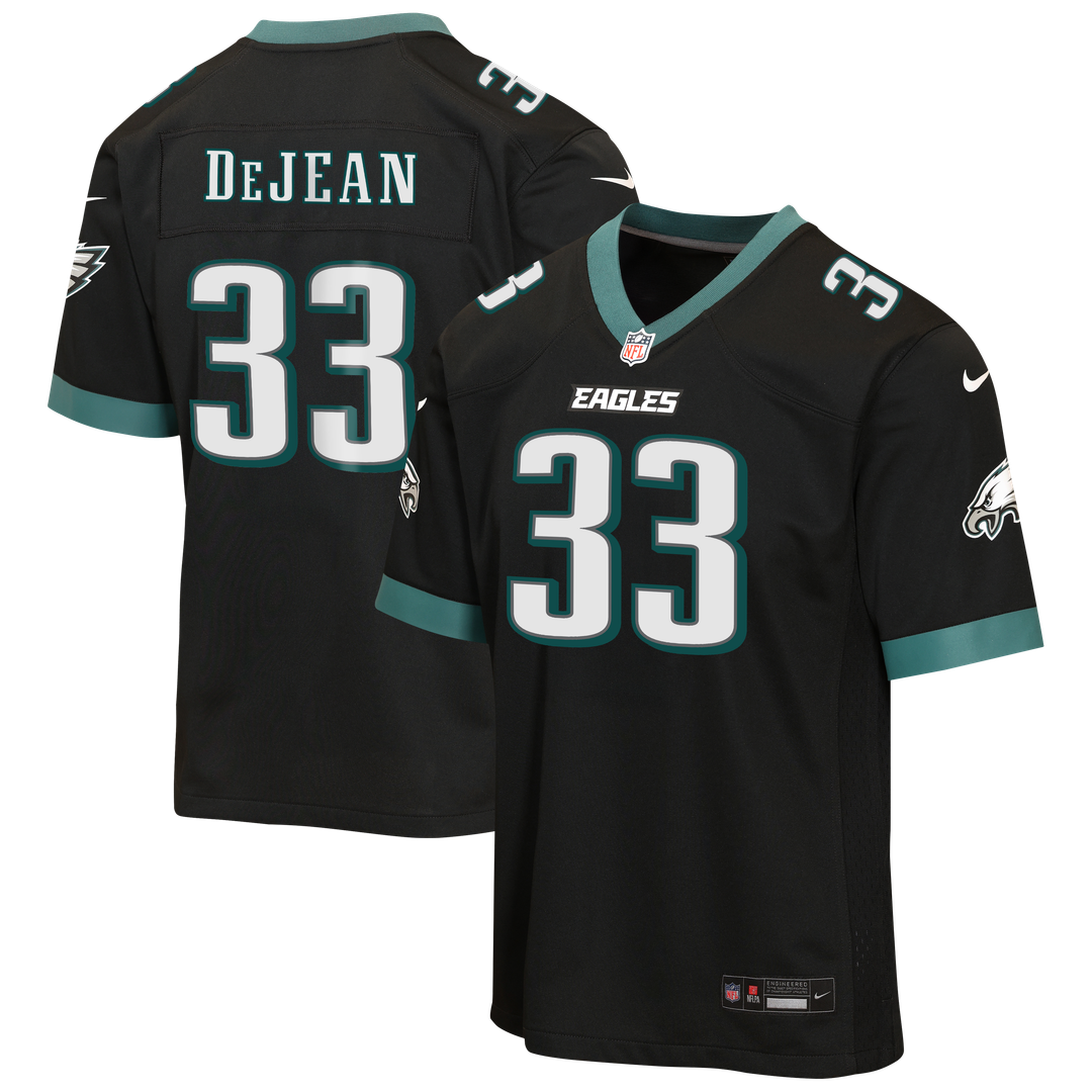 Cooper DeJean Philadelphia Eagles Nike Youth Alternate Game Official Jersey - Black