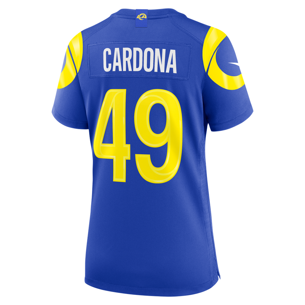 Joe Cardona Los Angeles Rams Nike Women's Team Game Official Jersey -  Royal