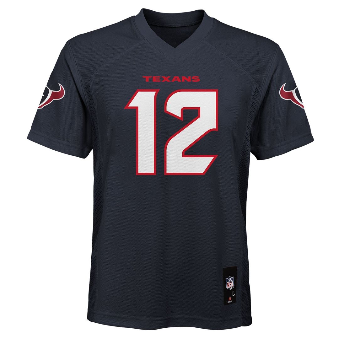 Nico Collins Houston Texans Youth Replica Player Official Jersey - Navy
