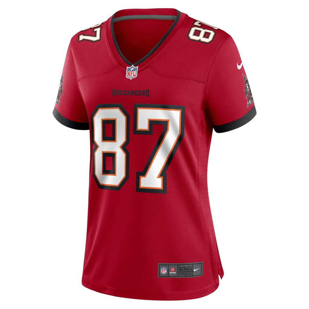 Payne Durham Tampa Bay Buccaneers Nike Women's  Game Official Jersey -  Red