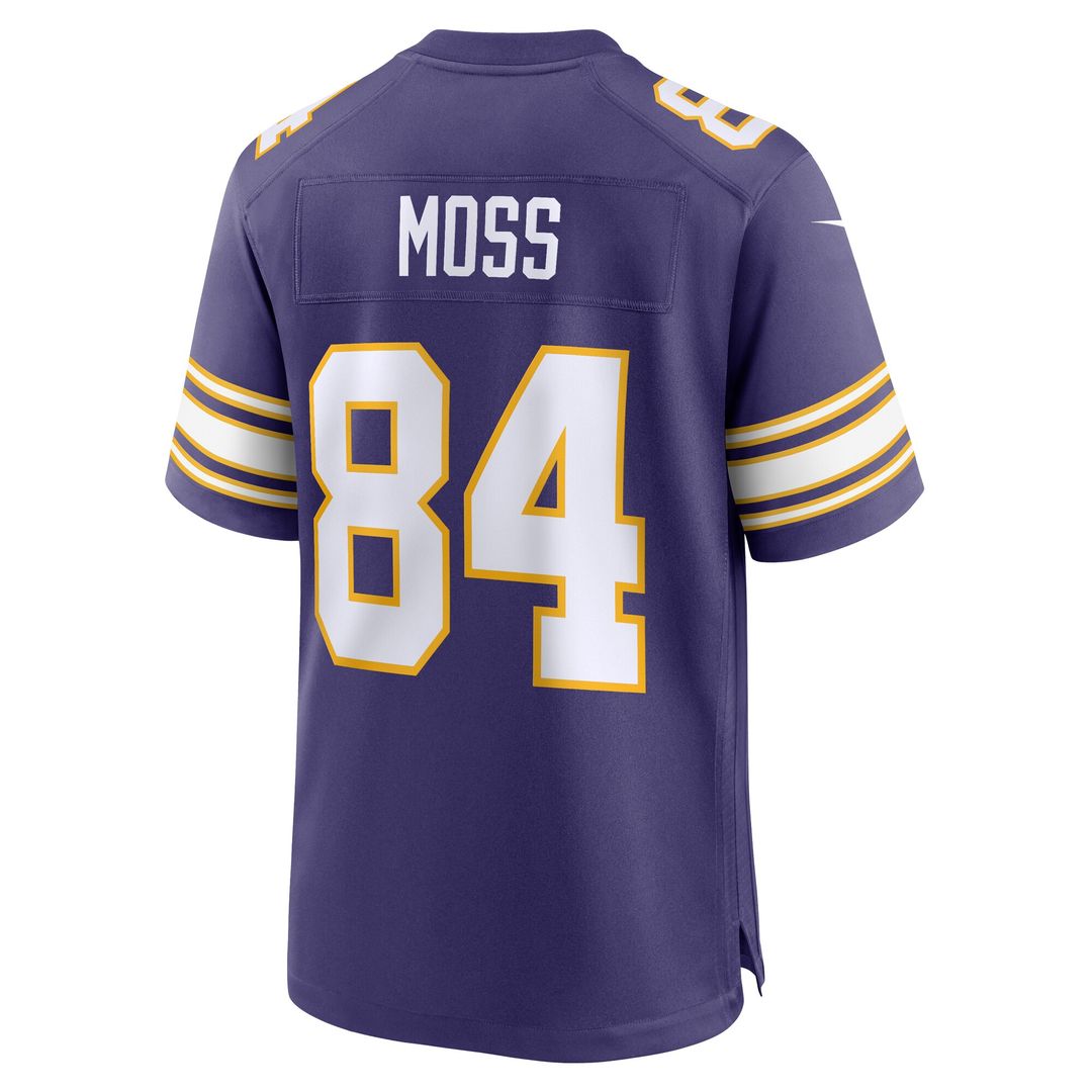 Randy Moss Minnesota Vikings Nike Classic Retired Player Game Official Jersey - Purple