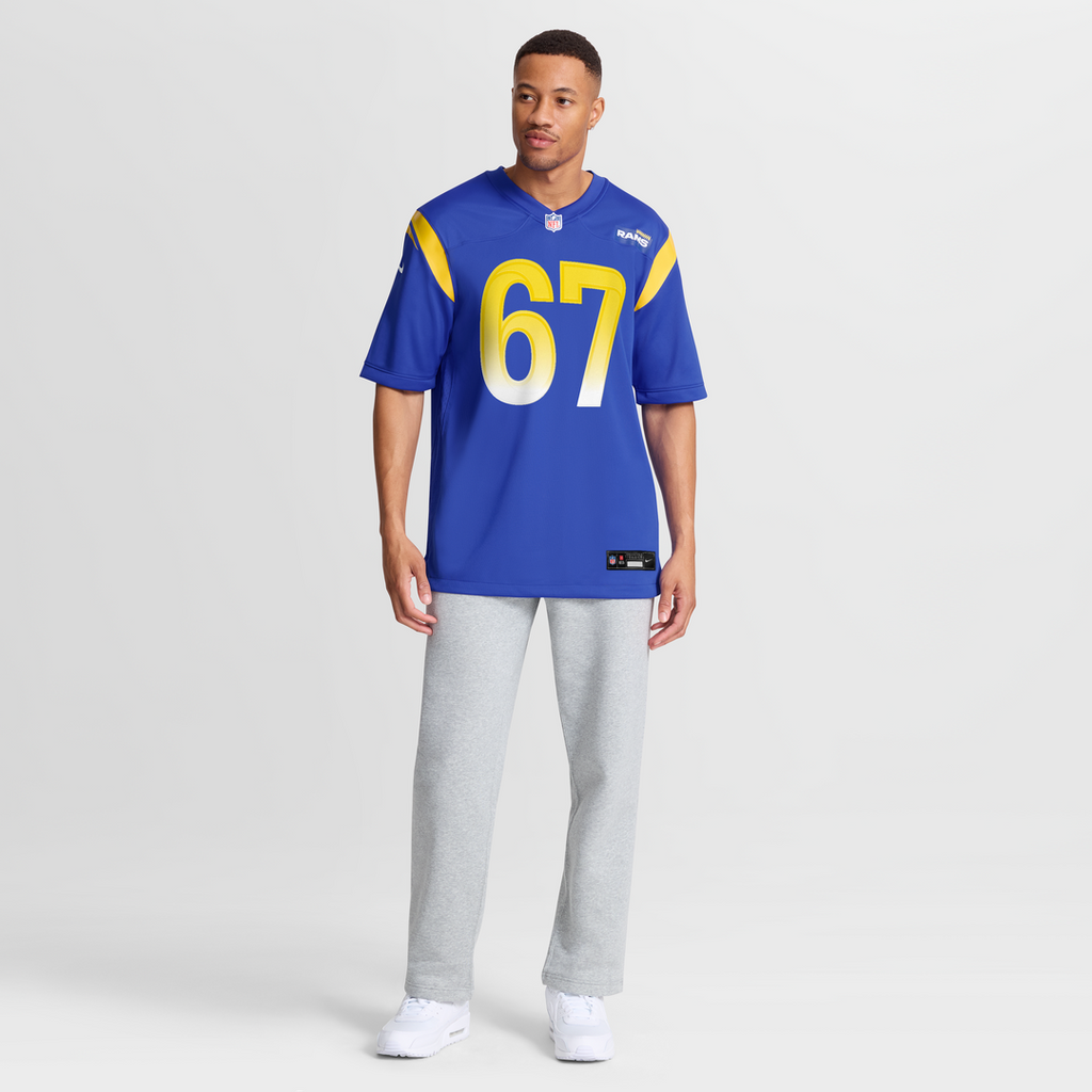 Justin Dedich Los Angeles Rams Nike Game Jersey - Royal