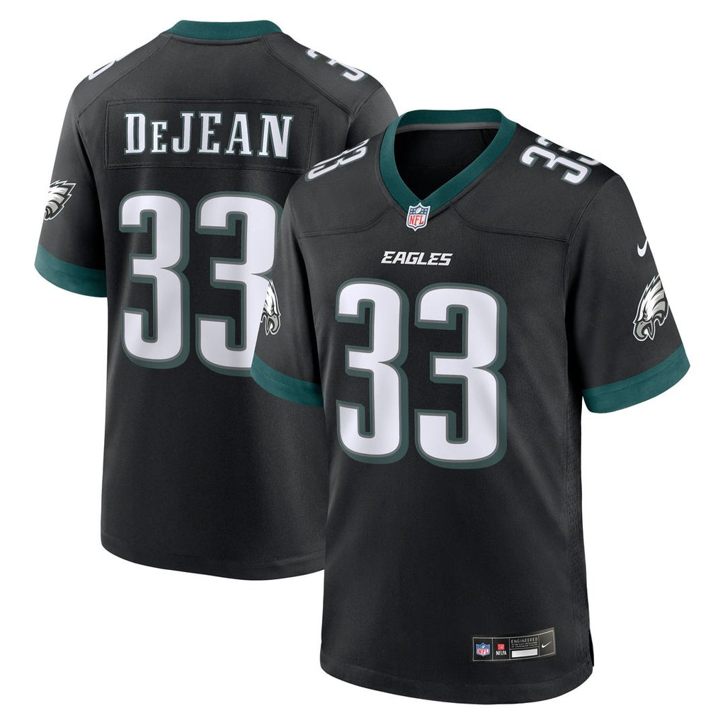 Cooper DeJean Philadelphia Eagles Nike  Alternate Player Game Official Jersey - Black