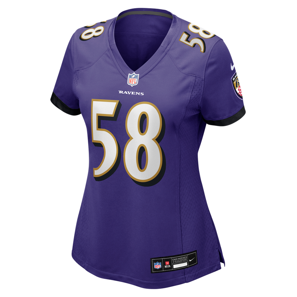 Taven Bryan Baltimore Ravens Nike Women's Team Game Official Jersey -  Purple