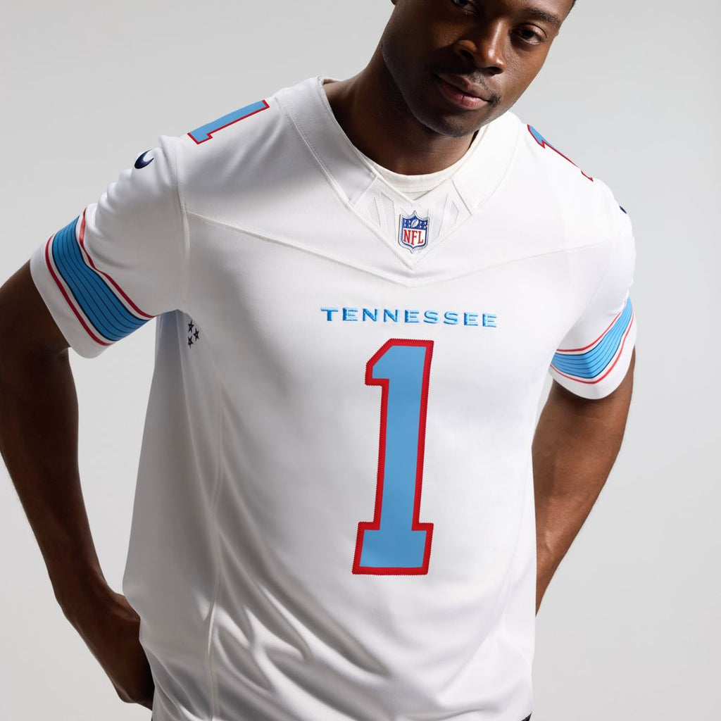 Cameron Ward Tennessee Titans Nike Vapor F.U.S.E. Stitched Limited Official Jersey - Light Blue