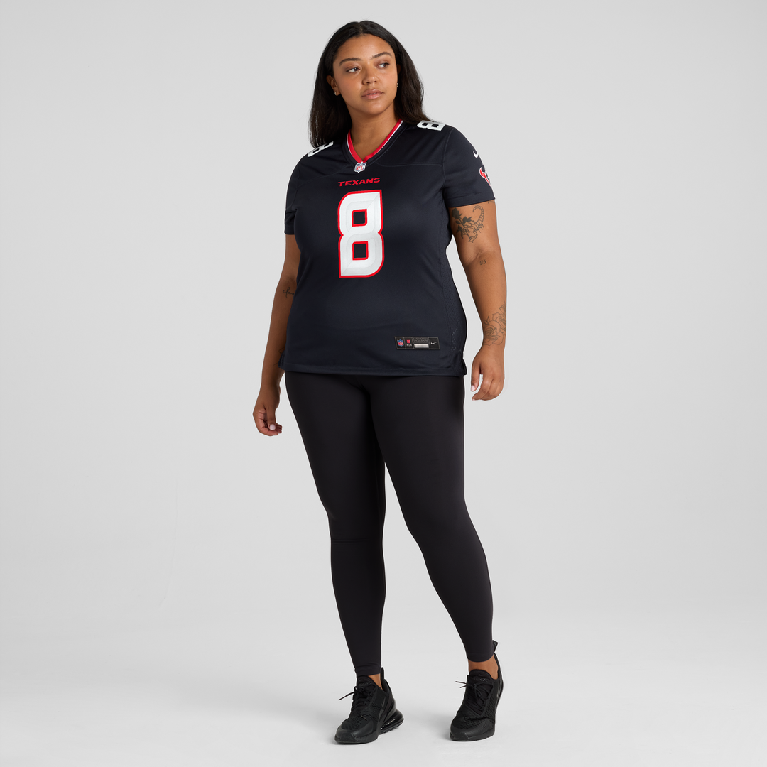 Cade Stover Houston Texans Nike Women's Team Game Jersey - Navy