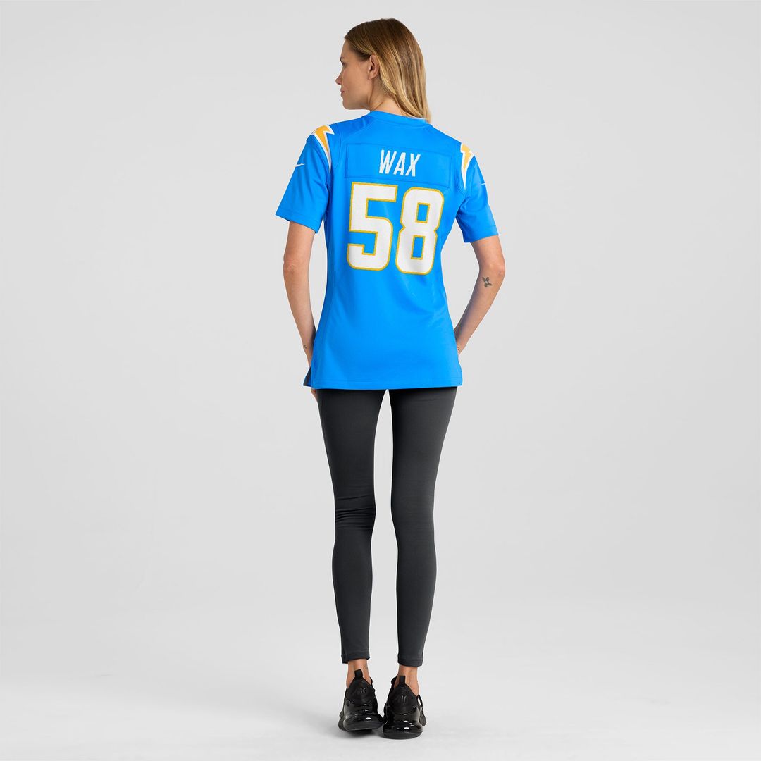 Marlowe Wax Los Angeles Chargers Nike Women's Team Game Jersey - Powder Blue