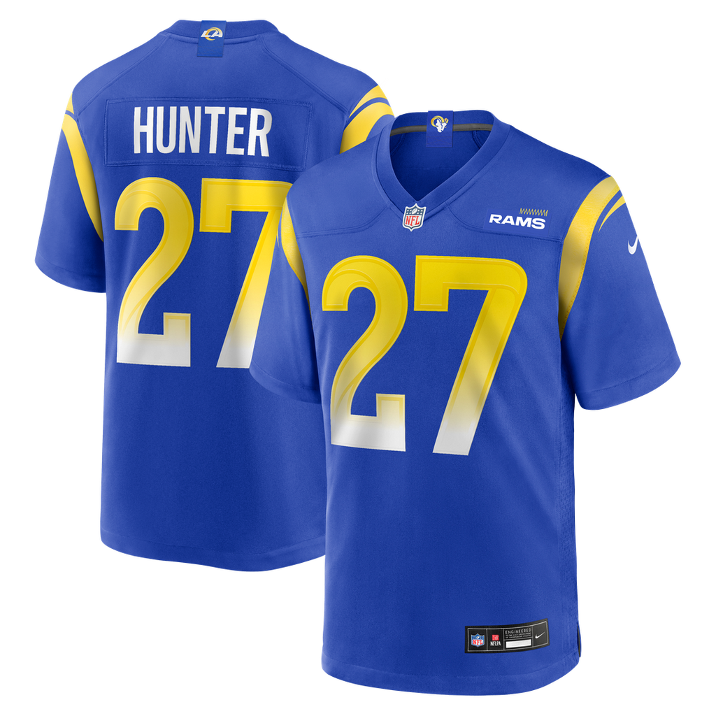 Jarquez Hunter Los Angeles Rams Nike Team Game Official Jersey -  Royal