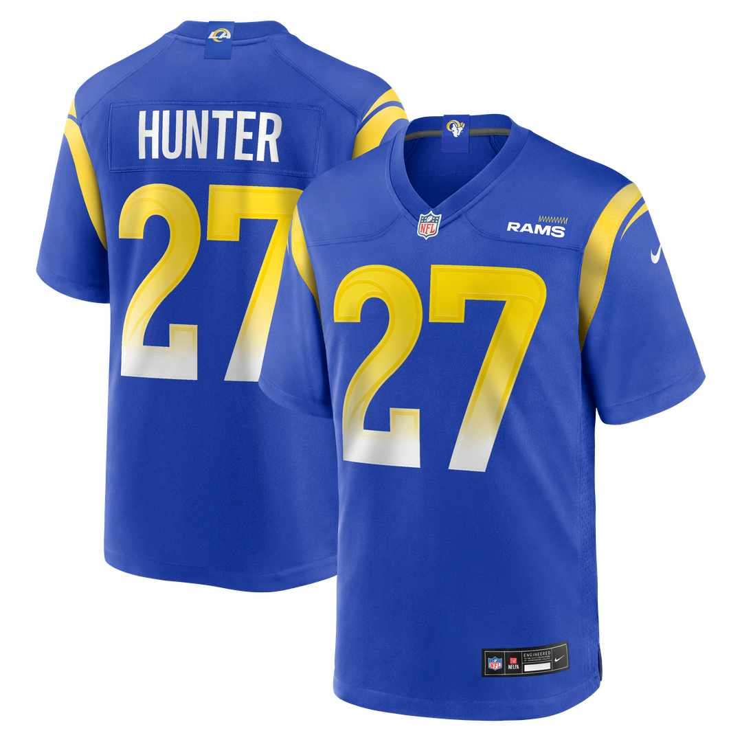 Jarquez Hunter Los Angeles Rams Nike Team Game Official Jersey -  Royal