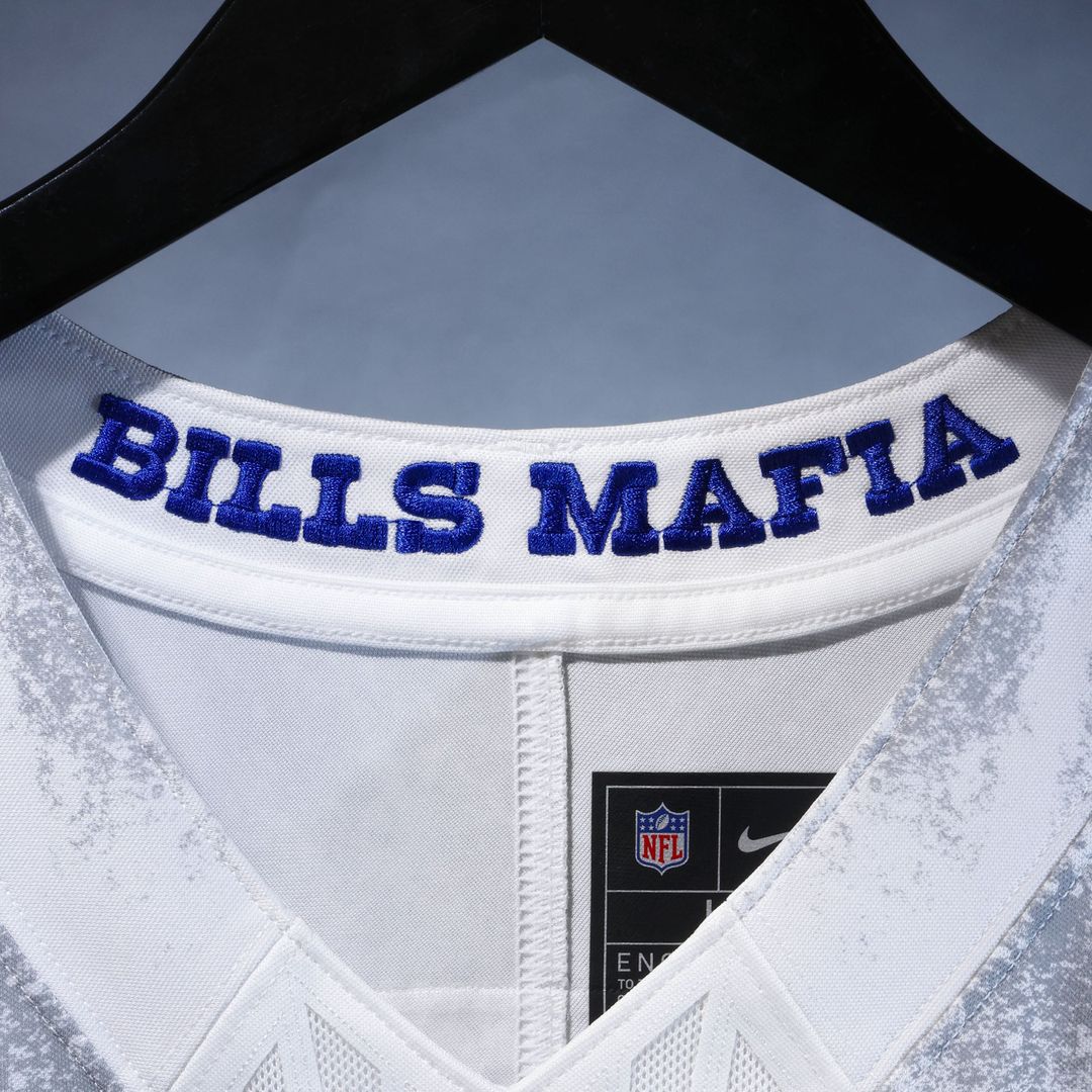 Keon Coleman Buffalo Bills Nike 2025 Rivalries Collection Stitched Limited Official Jersey - White