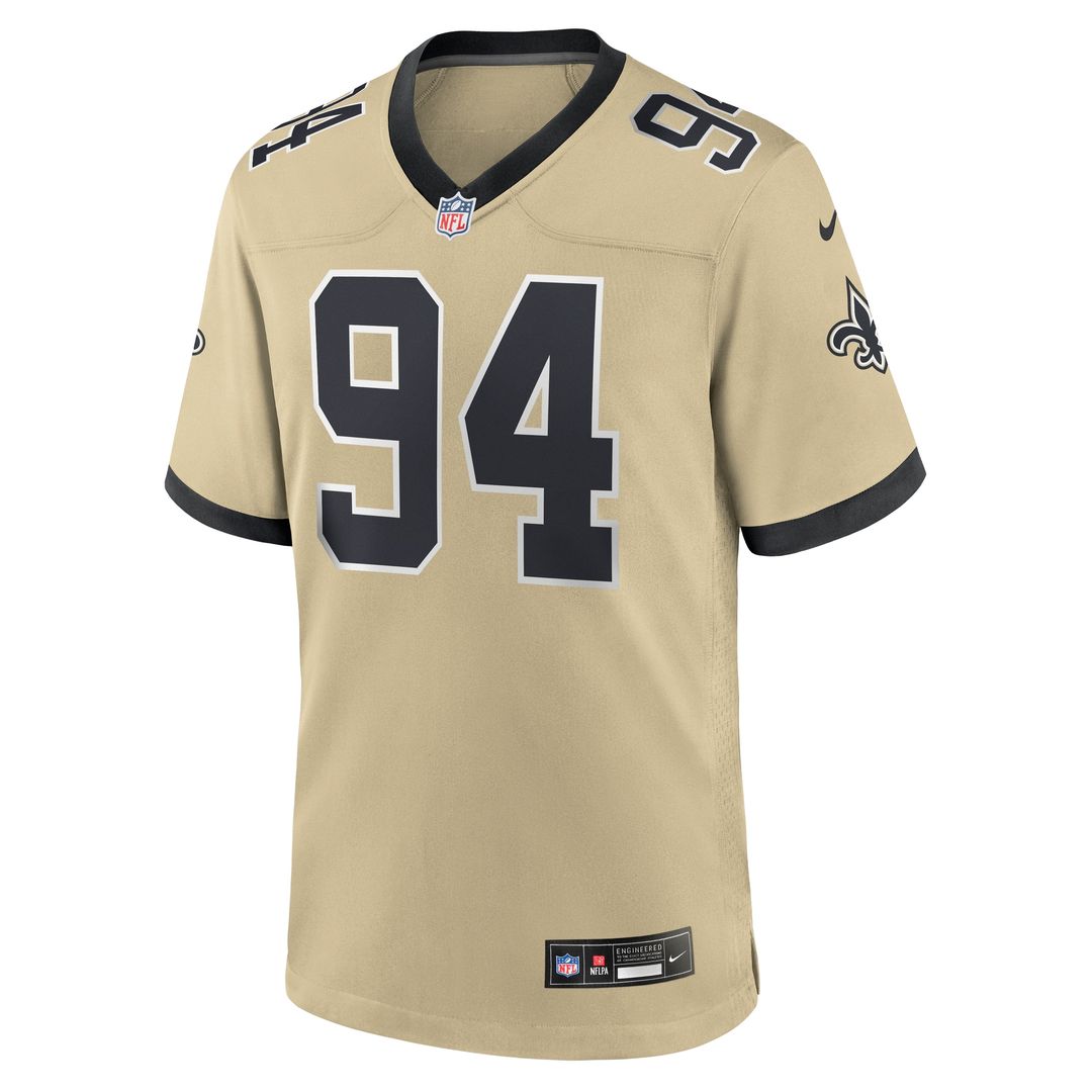 Cameron Jordan New Orleans Saints Nike Game Official Jersey - Black