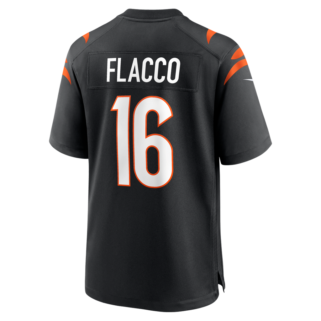 Joe Flacco Cincinnati Bengals Nike Team Game Official Jersey -  Black