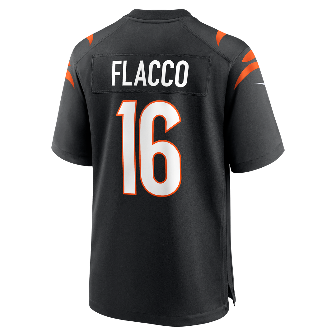 Joe Flacco Cincinnati Bengals Nike Team Game Official Jersey -  Black