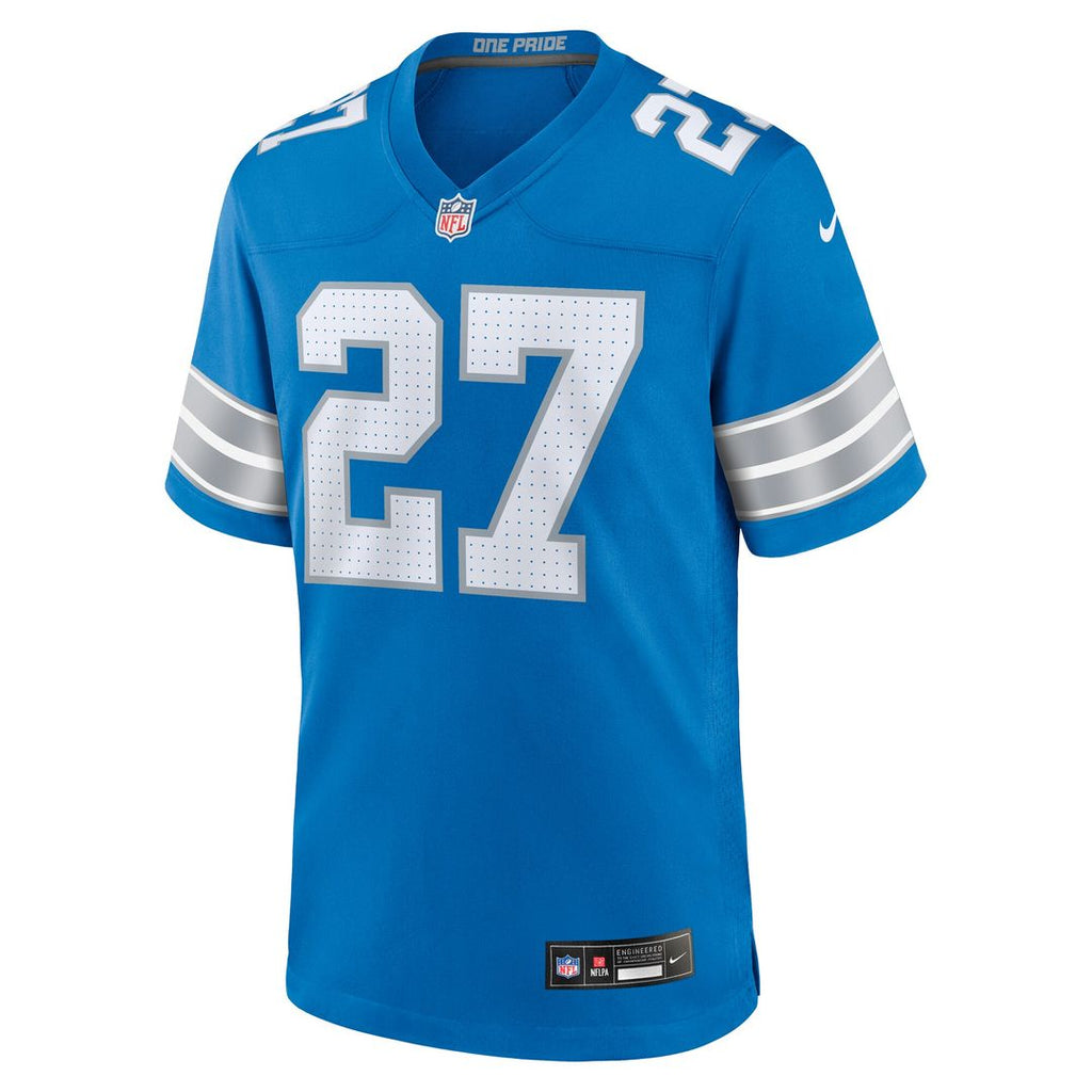 Arthur Maulet Detroit Lions Nike Team Game Jersey - Blue