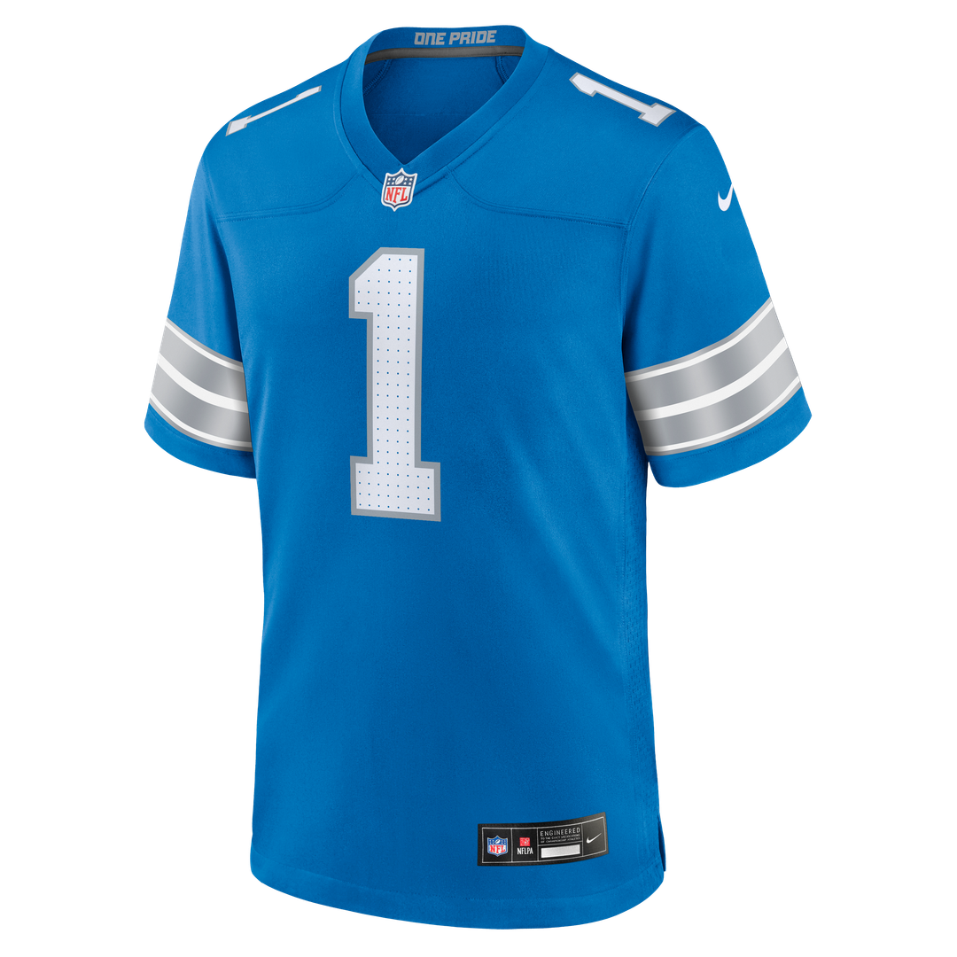 Blake Miller Detroit Lions Nike 2026 NFL Draft First Round Pick No. 17 Team Game Official Jersey - Blue