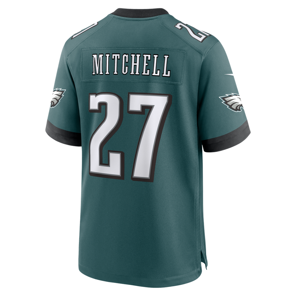 Quinyon Mitchell Philadelphia Eagles Nike Team Game Official Jersey -  Midnight Green