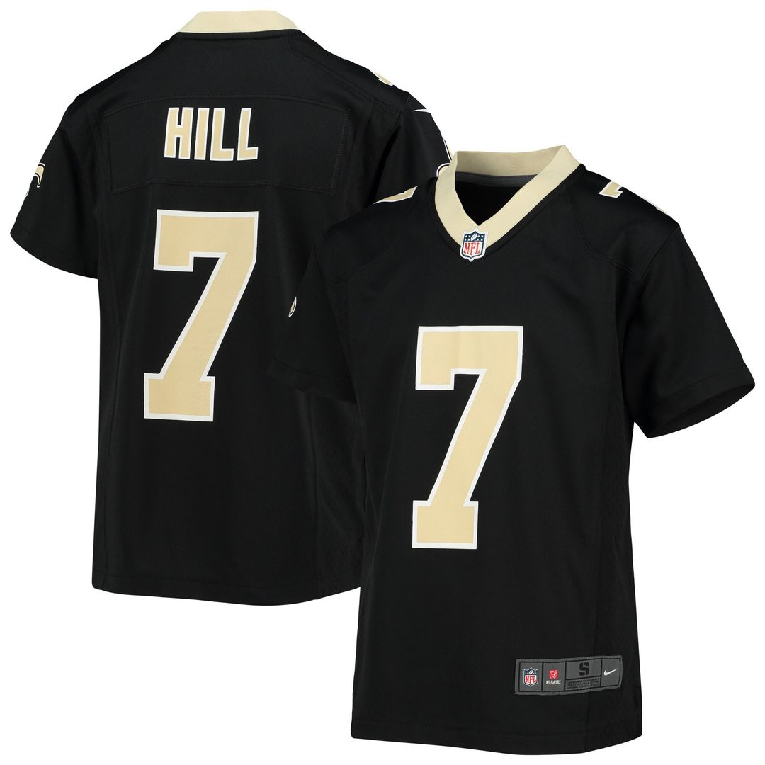 Taysom Hill New Orleans Saints Nike Youth Game Official Jersey - Black