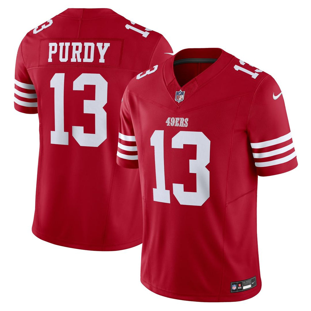 Brock Purdy San Francisco 49ers Nike Vapor F.U.S.E. Limited Official Jersey - Scarlet