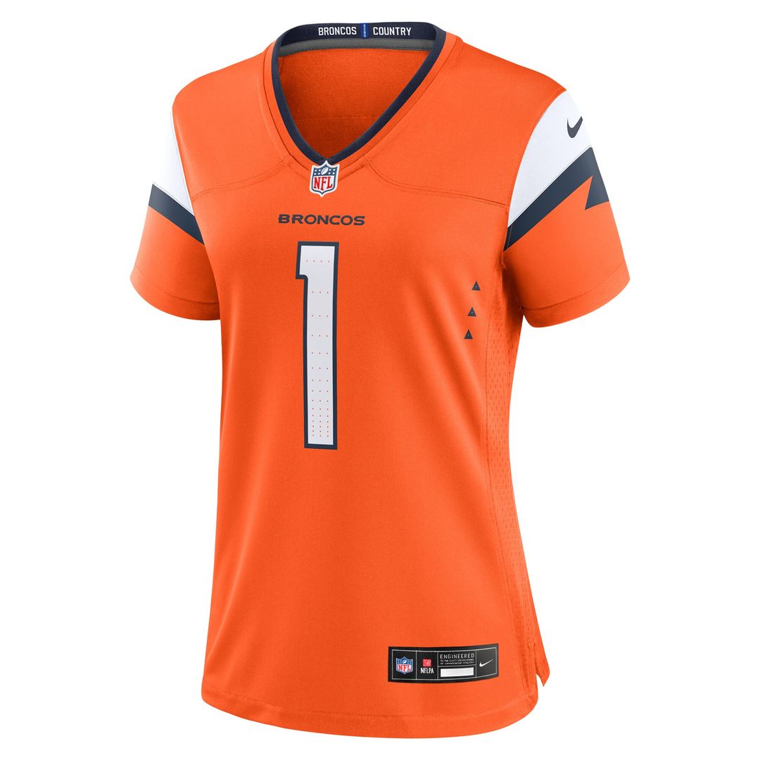 Denver Broncos Nike Women's #1 Mom Game Official Jersey - Orange