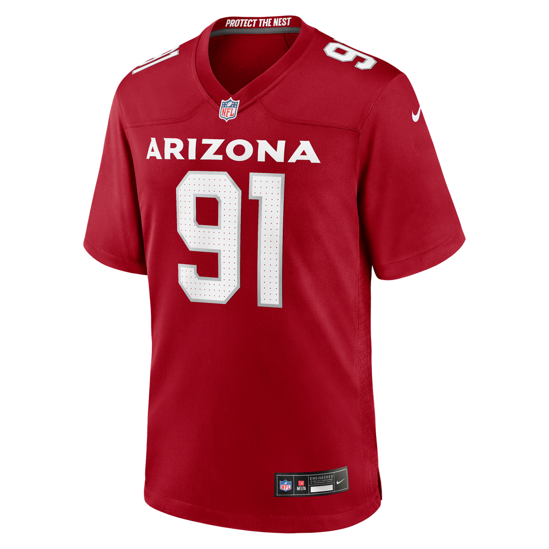 L.J. Collier Arizona Cardinals Nike Team Game Jersey - Cardinal