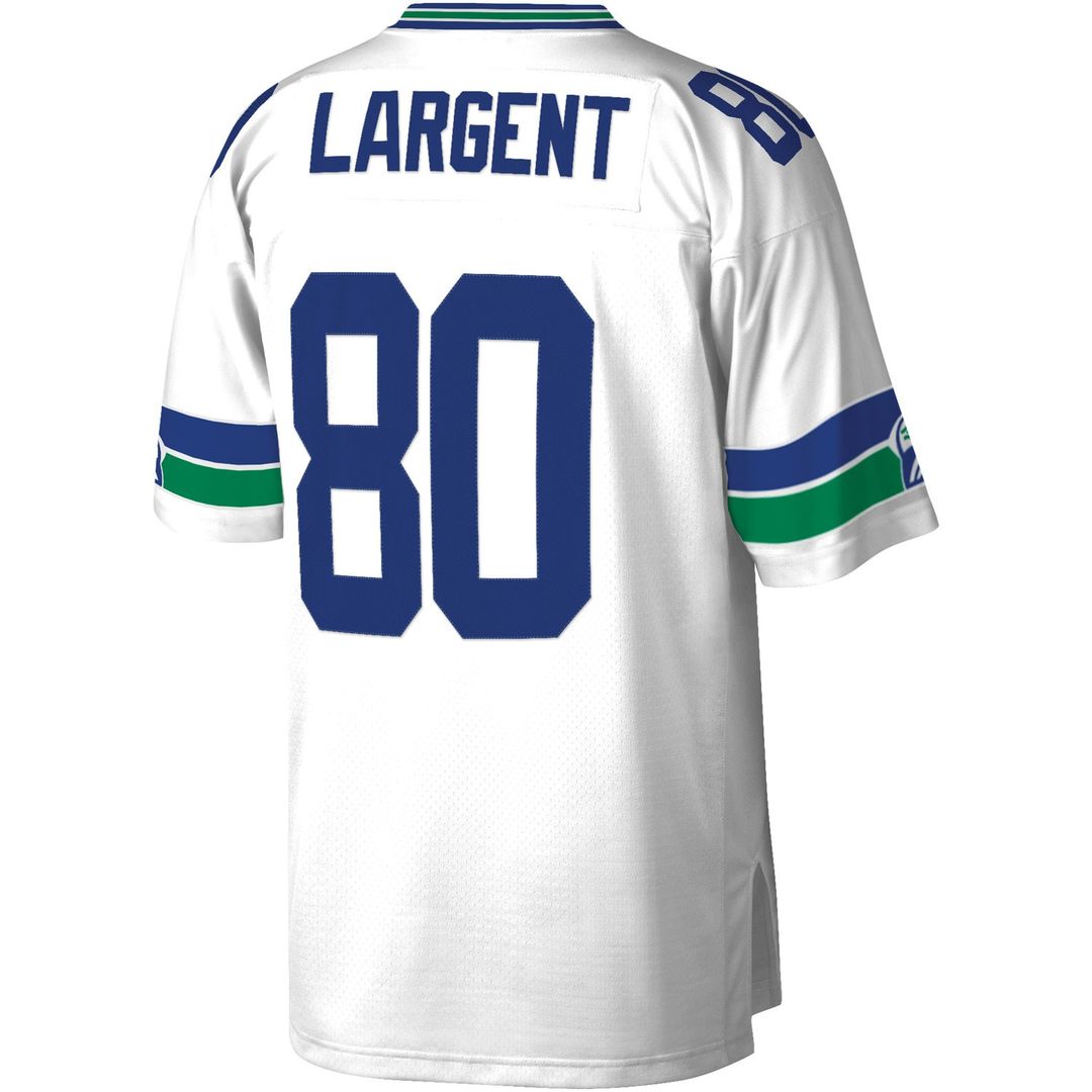 Steve Largent Seattle Seahawks Mitchell & Ness Legacy Replica Official Jersey - White
