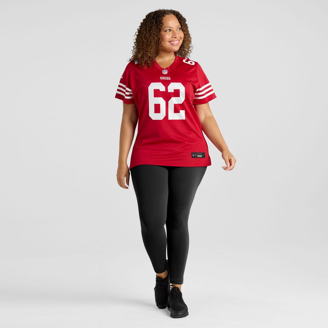 Austen Pleasants San Francisco 49ers Nike Women's Team Game Jersey - Scarlet