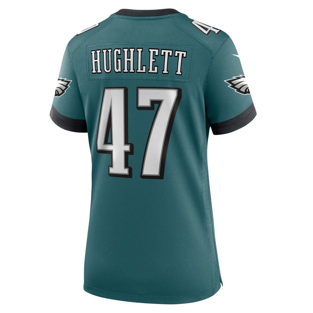 Charley Hughlett Philadelphia Eagles Nike Women's Team Game Official Jersey - Midnight Green