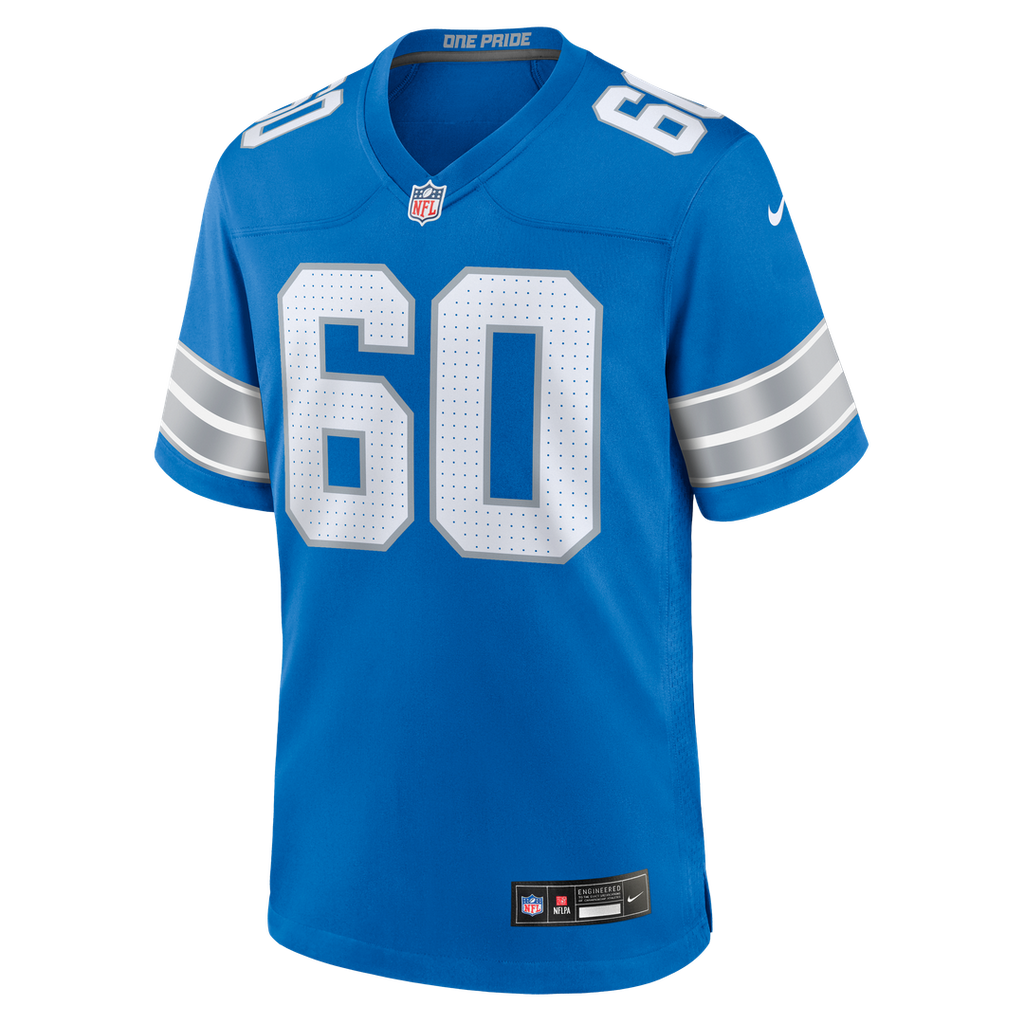 Graham Glasgow Detroit Lions Nike Team Game Official Jersey -  Blue